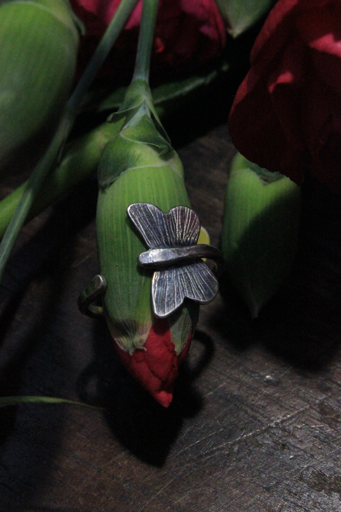 Adjustable Dragonfly Ring