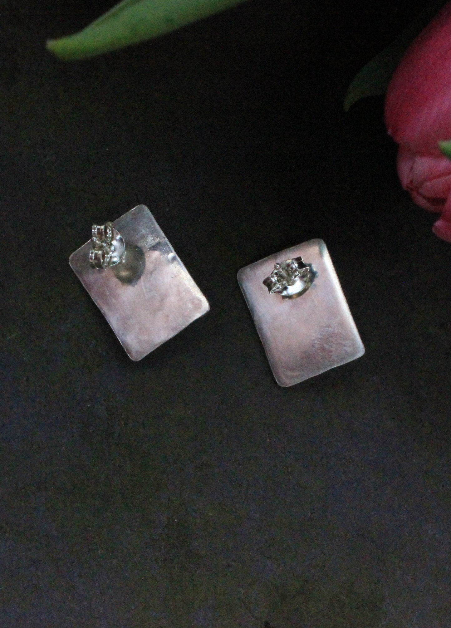 Rectangle studs – Rani Jade