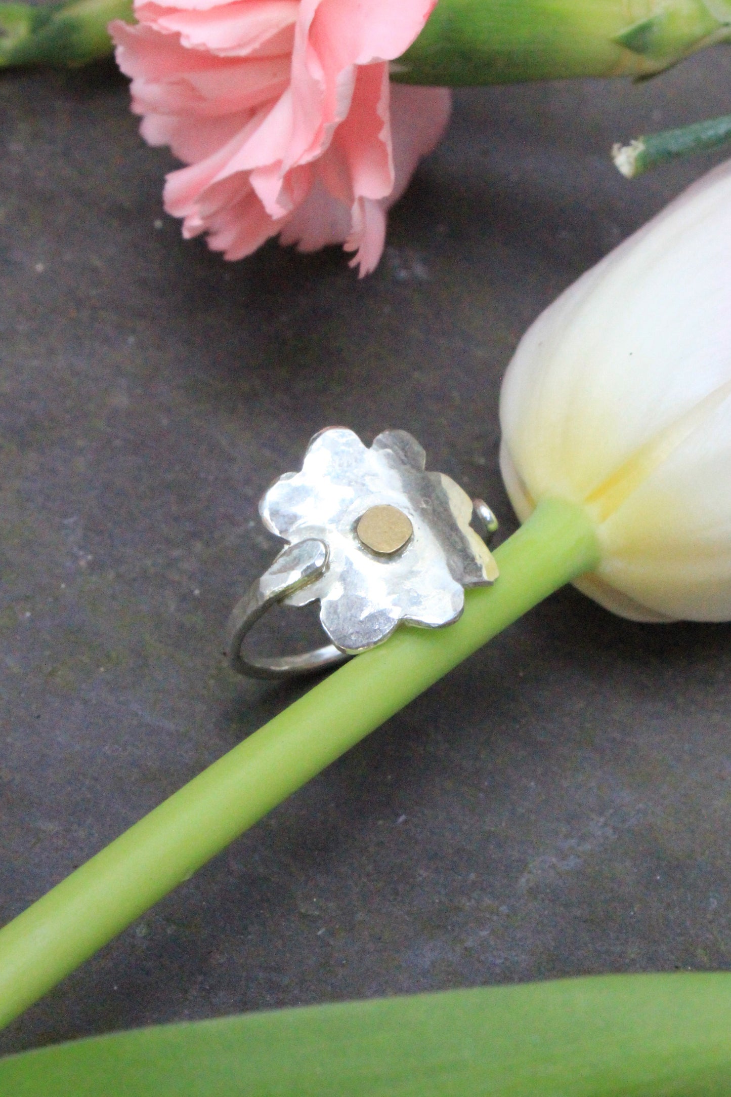 Flower Adjustable Ring