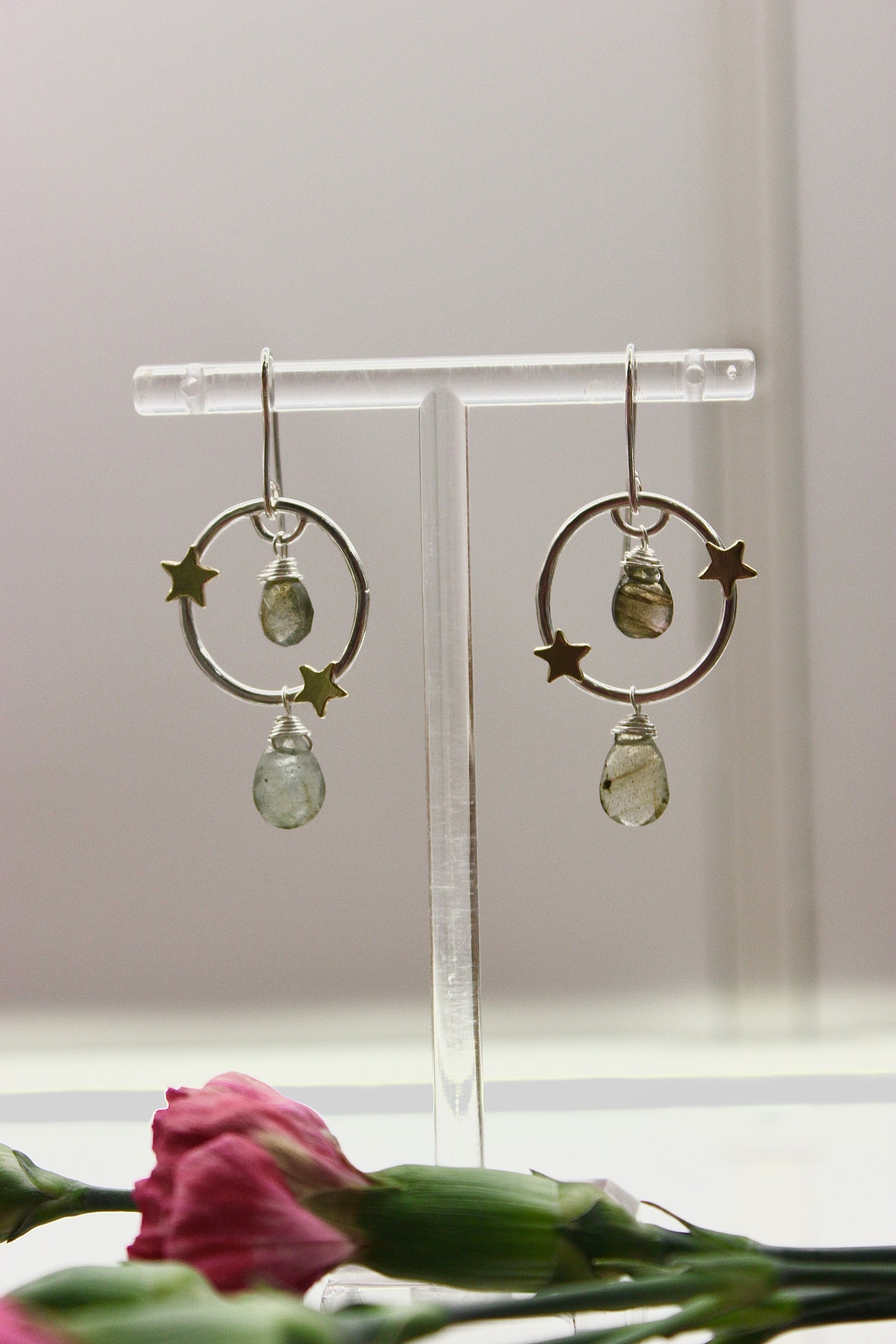 Labradorite Earrings