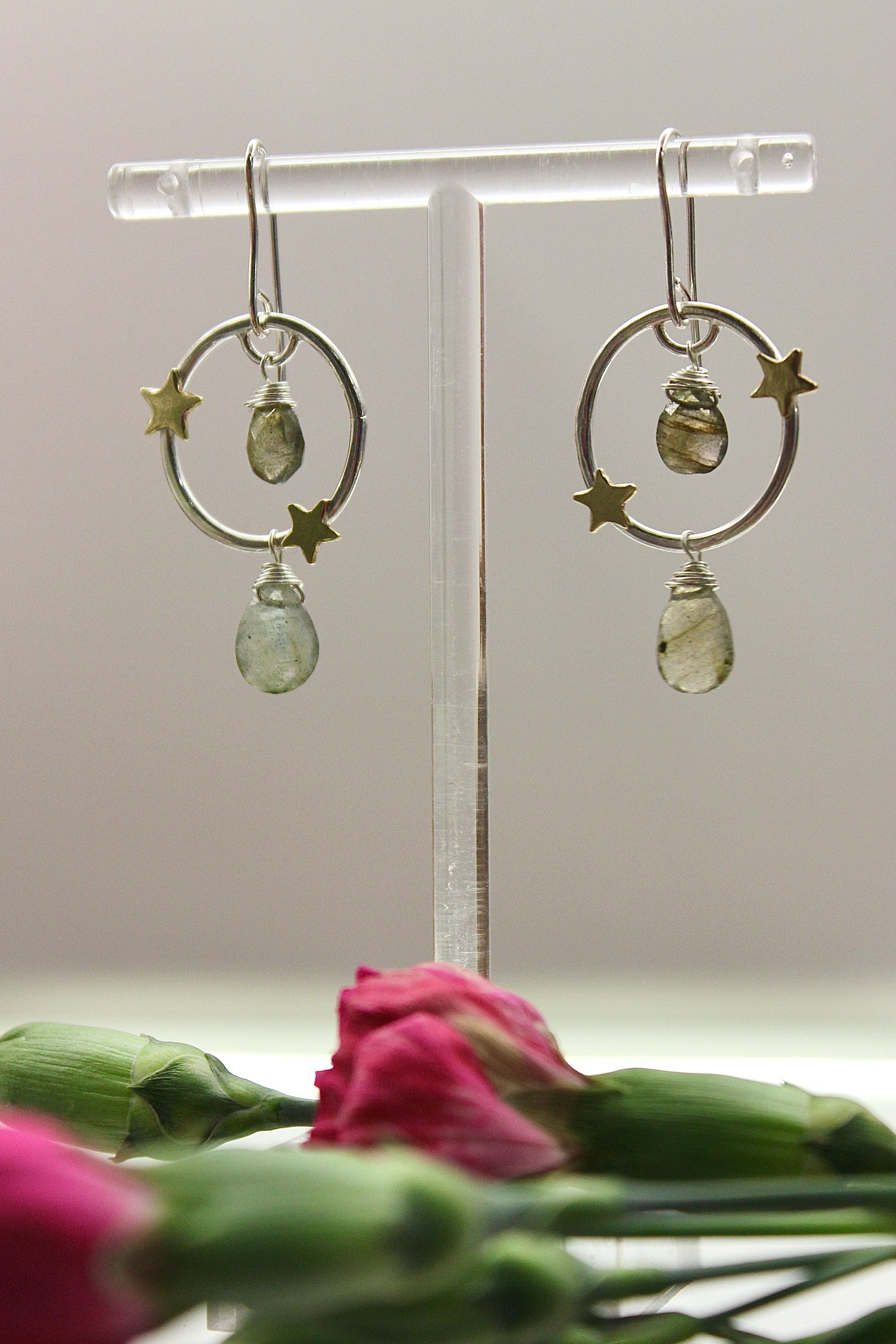 Labradorite Earrings