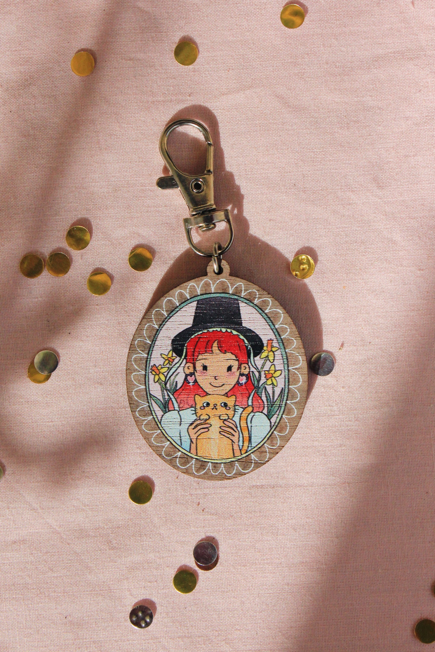 Welsh Lady Keyring
