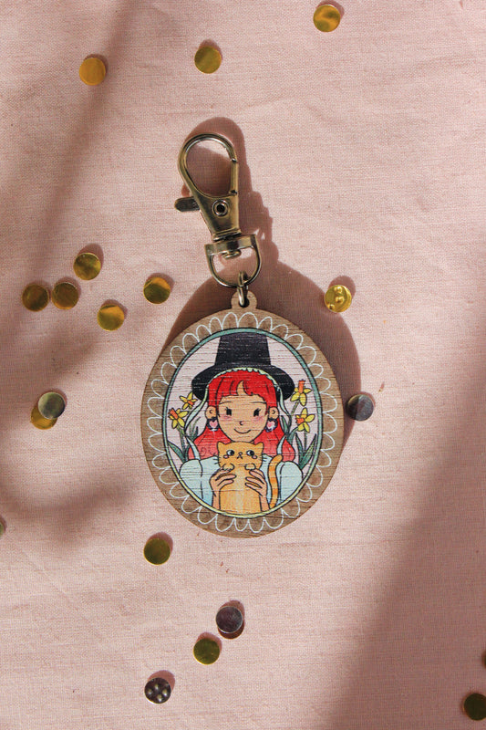 Welsh Lady Keyring