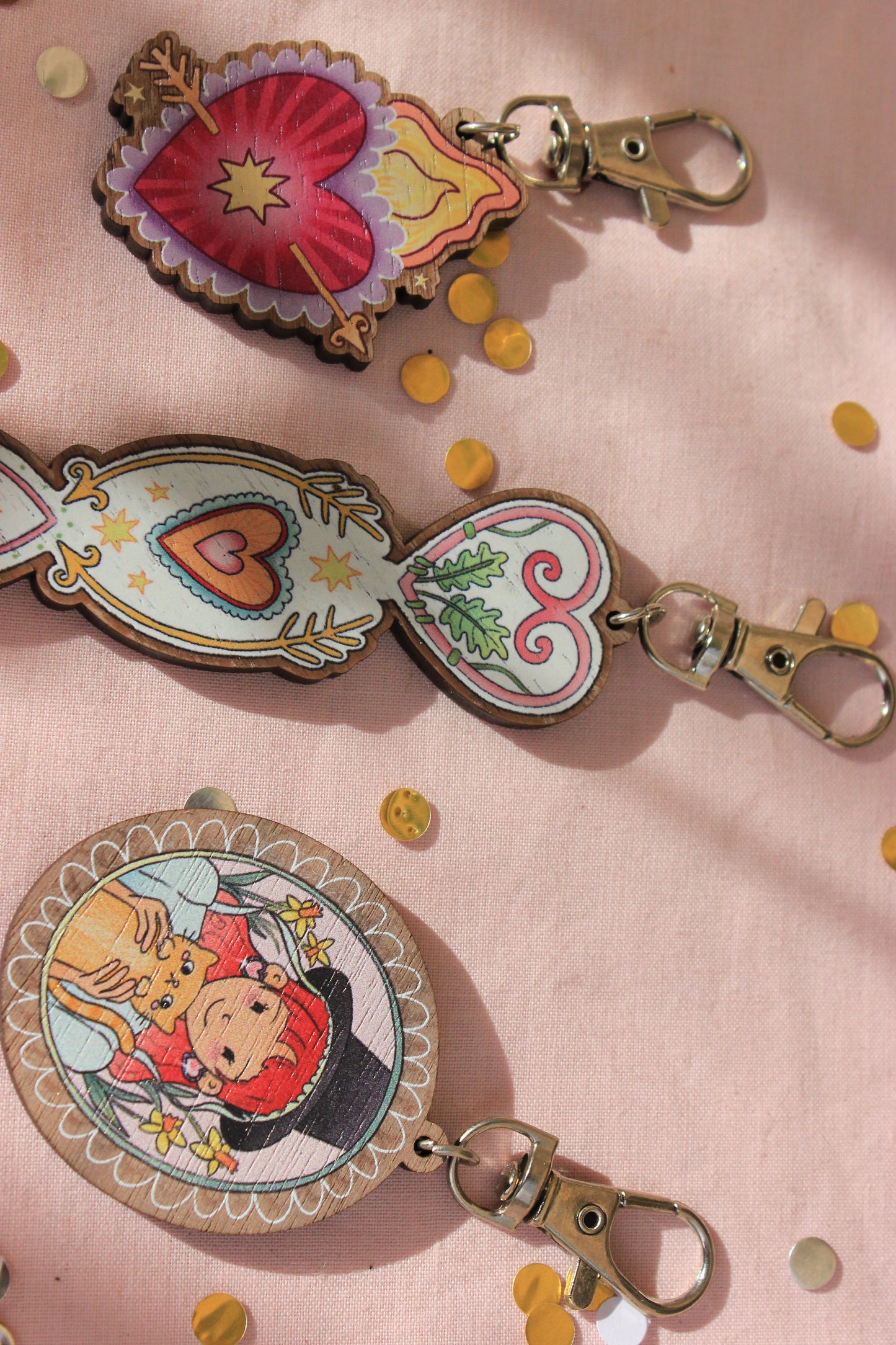 Welsh Lady Keyring