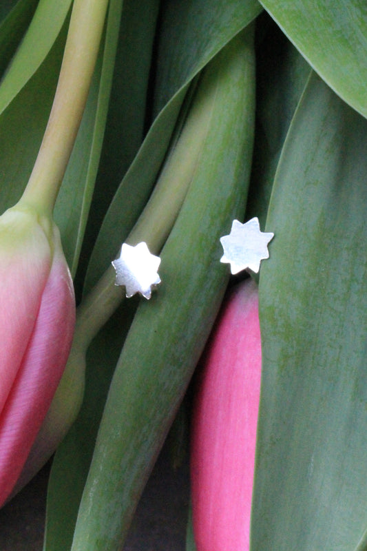 Wonky Star Studs